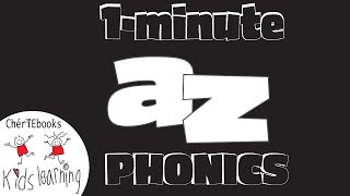 A to Z PHONIC Letter Sounds  LOWERCASE Alphabet  Black amp White  shorts [upl. by Nyleikcaj]