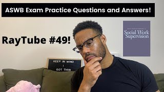 ASWB LMSW LSW LCSW Exam Prep  Practice Questions FIRSTNEXTBESTMOST with RayTube 49 [upl. by Yartnoed]