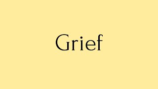 Grief  Grief Meaning  Pronunciation of Grief  Grief – English Word of the Day [upl. by Porty453]