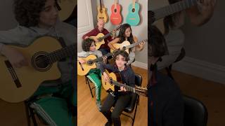 Carmen Suite played by family of guitar players shorts aragonaise [upl. by Ytirahs773]