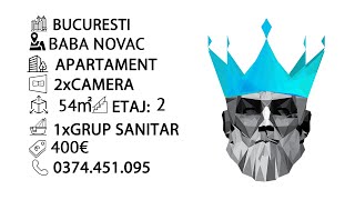 BUCURESTI Apartament  2 Camere  Piata Alba Iulia  Baba Novac [upl. by Nilek665]