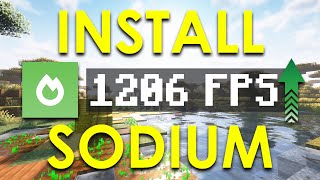 How to Download and Install Sodium for Minecraft 1206 [upl. by Schapira]