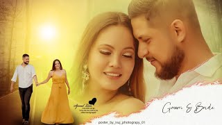 PRE WEDDING POSTER DESIGN PHOTOSHOP TOTURIAL CC 2022 [upl. by Eiznyl260]