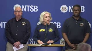 NTSB Media Briefing 2  Francis Scott Key Bridge struck by Cargo Ship Dali [upl. by Lebatsirc]