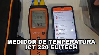 Medidor de temperatura ICT 220 Elitech [upl. by Bobby]