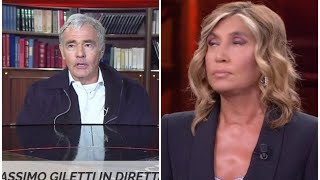 Giletti sviene in diretta la paura di Myrta Merlino Sallusti se ne va [upl. by Modestine]