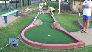 Crookhaven Heads Tourist Park 9 Hole Mini Golf Course [upl. by Dorise]