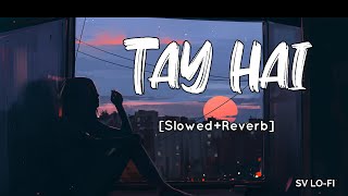 Tay Hai SlowedReverb Ankit Tiwari  Rustom l  SV Lofi [upl. by Morgen413]