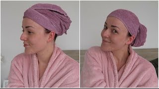 Zo wikkel ik mijn handdoek om mijn hoofd  Beautygloss [upl. by Haile871]