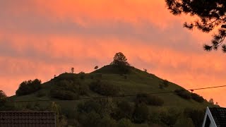 Sonnenuntergang am Abend in Weilheim am 131024 [upl. by Parent756]