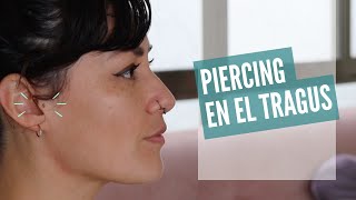 Tragus piercing Todo lo que necesitas saber [upl. by Nytsud]