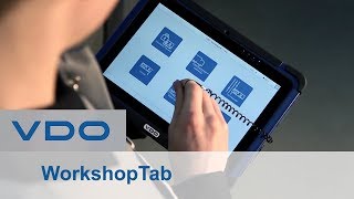 VDO Workshop Tablet  The VDOTablet for tachograph inspection [upl. by Adelind]