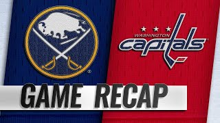 Wilson Holtby lift Capitals past Sabres [upl. by Matthews]