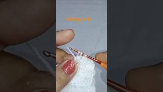 crochet stitchbasic stitchdc2togback loop stitch youtubeshortsknittingcrosia [upl. by Culbertson]