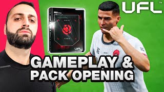 UFL ვტესტავ ახალ ფეხბურთის სიმულატორს😱 PACK OPENING🔥 [upl. by Tedi]