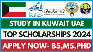 Fully Funded Kuwait Scholarships for International Students 20242025 Bachelors Masters PhD [upl. by Kcin]