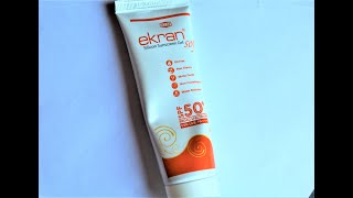 Ekran Silicon based gel Sunscreen [upl. by Aretak]