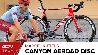 Marcel Kittels Canyon Aeroad CF SLX Disc  Team Katushas Pro Road Bike [upl. by Eldwun]