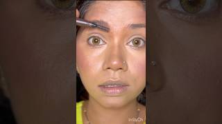 Eyebrow tutorial easy technique to fill naturaleyebrows eyebrowsshaping shortsytshortshortsfeed [upl. by Petie634]