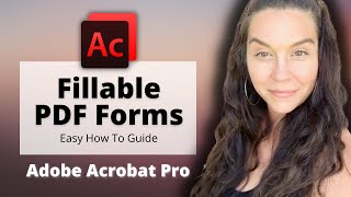 Create Fillable PDF Forms in Adobe Pro  Easy How To Guide [upl. by Rosy495]