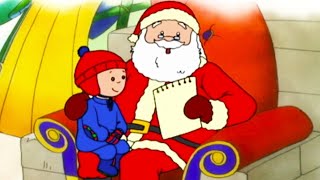 Caillou and Santa Claus  Caillou Cartoon [upl. by Seyah]