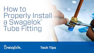 How to Properly Install a Swagelok® Tube Fitting [upl. by Rekrap]