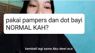 Suka pakai pampers  dot bayi  usia dewasa  apakah normal [upl. by Kitchen]