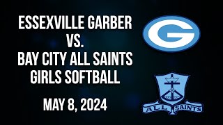 BCTV Sports  Essexville Garber vs Bay City All Saints Girls Softball 5824 [upl. by Rigby]