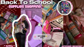 BACK TO SCHOOL SUPPLIES SHOPPING  HAUL 2024 [upl. by Lladnor]