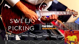 【Tab】Get Out Of My YardPaul GilbertSweep Cover [upl. by Eerbua]