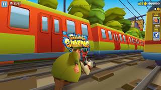 SUBWAY SURFERS CLASSIC GAMEPLAY PC HD 2024  FESTIVE JAKE TELEPORTER BOARD [upl. by Rosenblum]