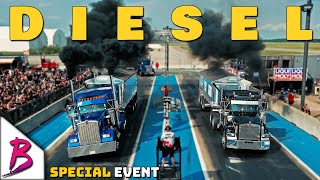 Big Rig Semi Truck Races  Diesel Fest 2023 [upl. by Goeselt736]