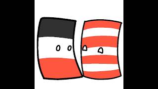 Germany Empire x Majapahit memes animation countryballs [upl. by Huesman]