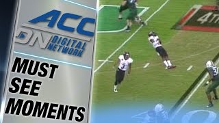 Arkansas State Player Plays Dead During Fake Punt  ACC Must See Moment [upl. by Yadsendew98]