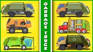 Garbage Truck  Car Garage Videos  Cartoons For Children by Kids Channel [upl. by Nilkcaj]