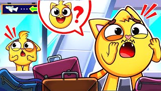 Daddy And Me At The Airport ✈️ Safety For Kids  Kids Songs 🐱🐨🐰🦁And Nursery Rhymes by Baby Zoo [upl. by Ilecara]