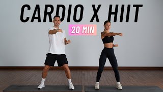 20 MIN CARDIO HIIT WORKOUT  ALL STANDING  Full Body No Equipment No Repeats [upl. by Margarida]