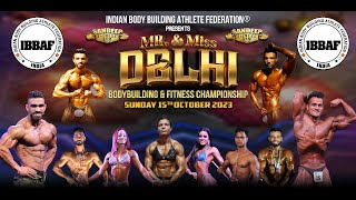 IBBAF MR DELHI BODY BUILDING championship Live 2023 15 OCTOBER [upl. by Itsyrc]