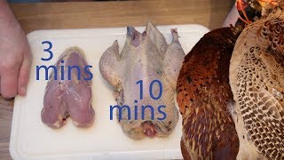 How to Quickly Pluck and Dress Pheasant [upl. by Lrem74]