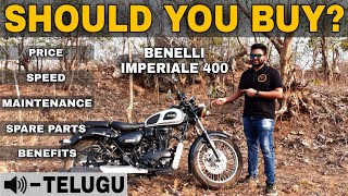 Benelli Imperiale 400 Full detailed review in TELUGU [upl. by Enitsirk601]