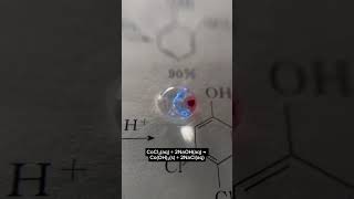 Reaction Between CobaltII chloride and Sodium hydroxide kck chemistry classes naoh [upl. by Elockcin]