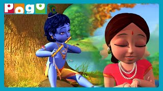 Little Krishna Ka Maakhan Mission 😜 Radha Krishna Cartoon 🤩 Krishna Cartoon  PogoChannel [upl. by Lehcim297]