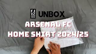 Unboxing Arsenal home kit 202425 [upl. by Kolodgie]