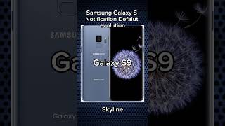 Samsung Galaxy S notification sound evolution S1S24 samsung smartphone galaxy notification [upl. by Feriga532]