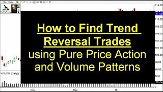 Trend Reversal Patterns Stock Volume Analysis [upl. by Eniarol]