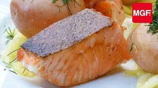 Salmon al vapor con verduras  Magefesa [upl. by Nims125]