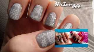 Januar Nailart  Norweger Pulli Style  Monat 1 [upl. by Yenal]