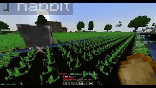 Hypixel Skyblock Working on a potato farm while waiting for Sparking Zero [upl. by Tallou]