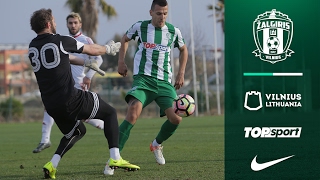 FC Samtredia 21 Žalgiris Vilnius  Highlights  Friendly game [upl. by Wanyen]