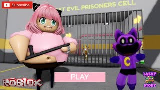 Anya Prison Run Obby VS Smiling Critters First Person  Roblox roblox scaryobby [upl. by Eural]